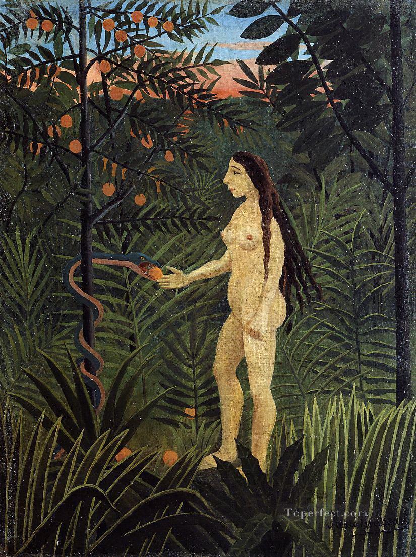 víspera de 1907 Henri Rousseau Postimpresionismo Primitivismo ingenuo Pintura al óleo